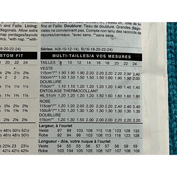 Butterick Sewing pattern 4817 dress jacket size 16 18 20 22 24 - Picture 7 of 8